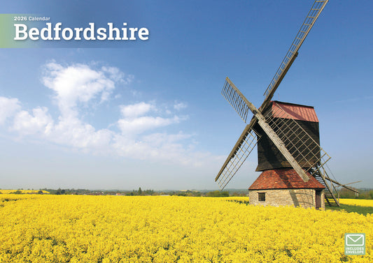 Bedfordshire A4 Calendar 2026