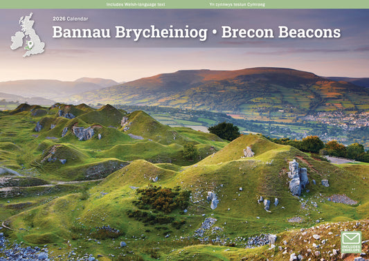 Brecon Beacons A4 Calendar 2026