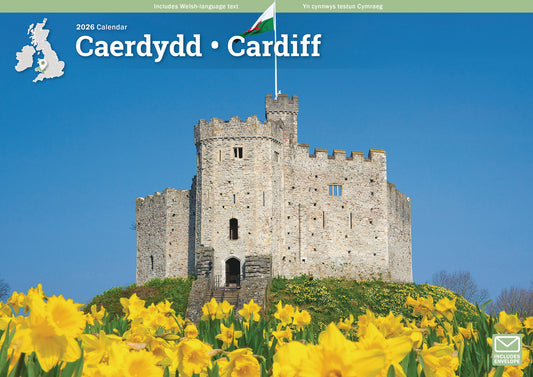 Cardiff A4 Calendar 2026