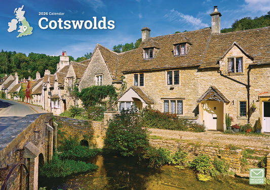 Cotswolds A4 Calendar 2026