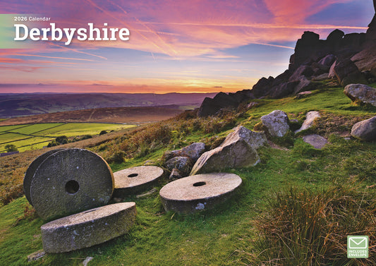 Derbyshire A4 Calendar 2026