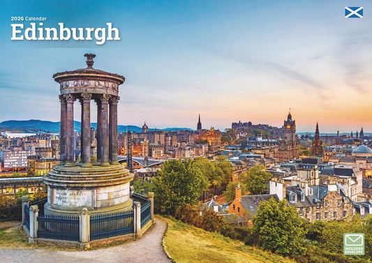 Edinburgh A4 Calendar 2026