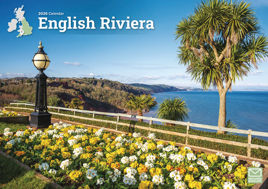 English Riviera A4 Calendar 2026