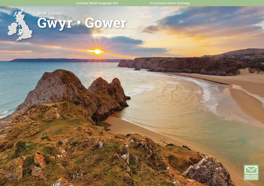 Gower A4 Calendar 2026