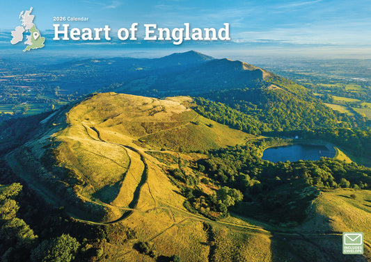 Heart Of England A4 Calendar 2026