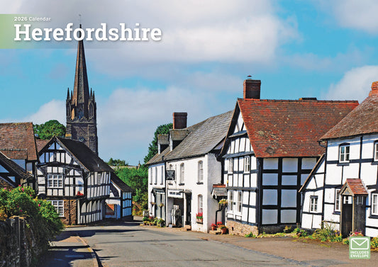 Herefordshire A4 Calendar 2026