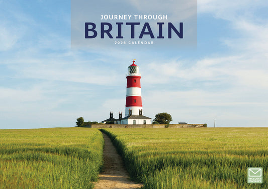 Journey Through Britain A4 Calendar 2026