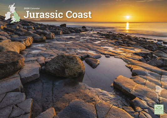 Jurassic Coast A4 Calendar 2026