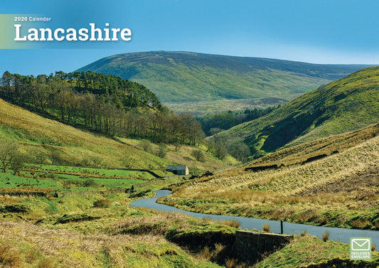 Lancashire A4 Calendar 2026