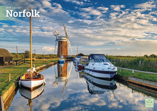 Norfolk A4 Calendar 2026