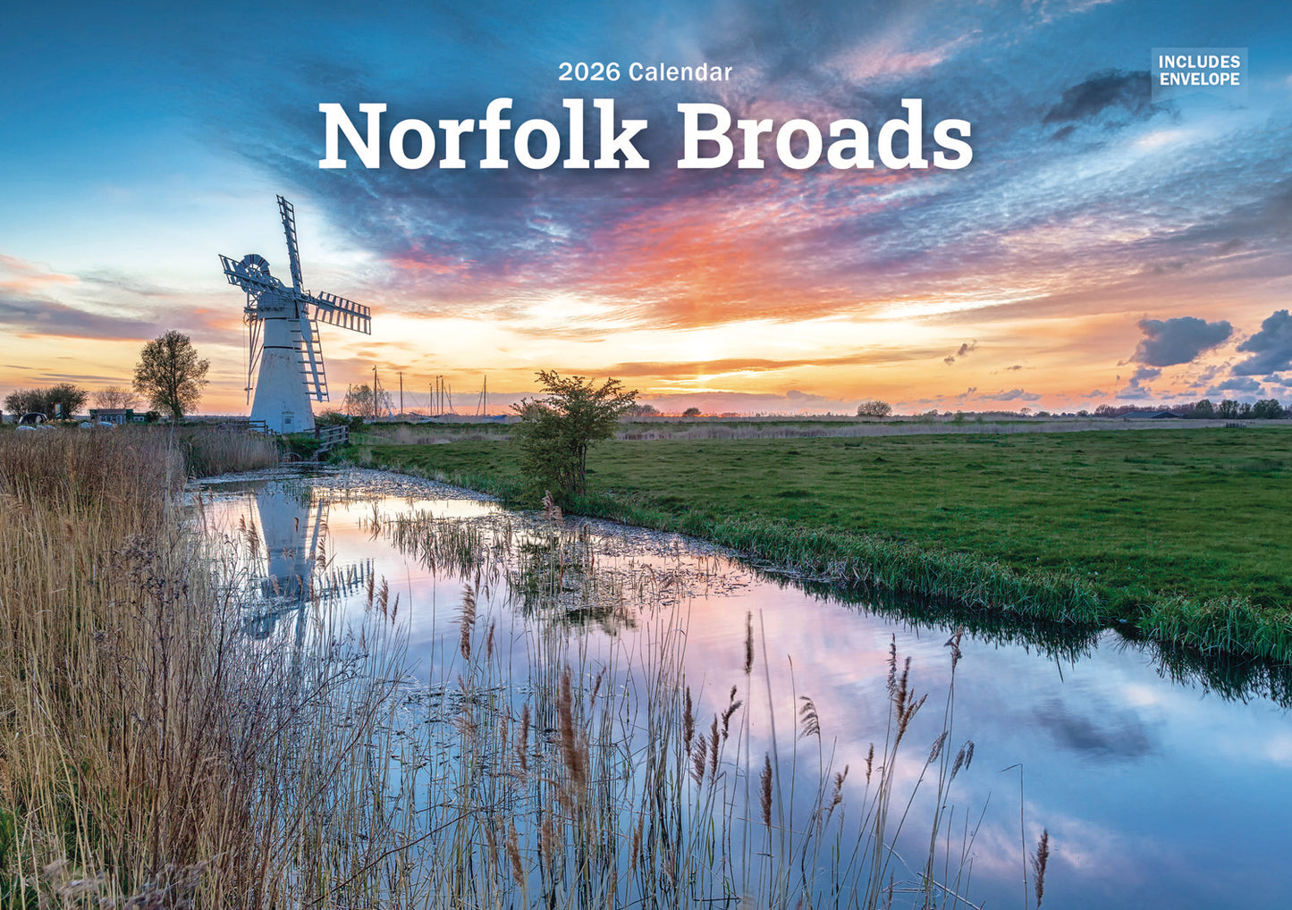 Norfolk Broads A5 Calendar 2026