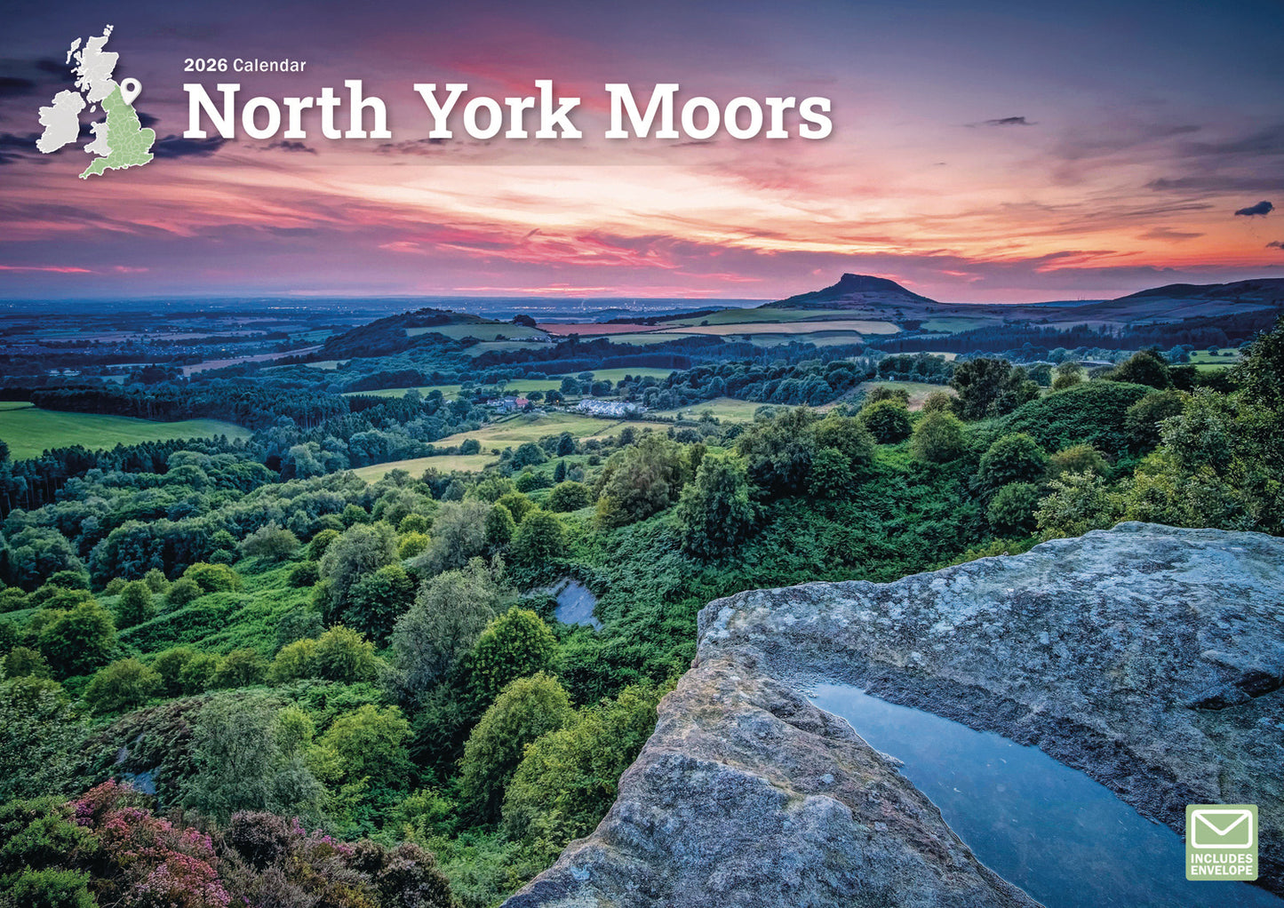 North York Moors A4 Calendar 2026