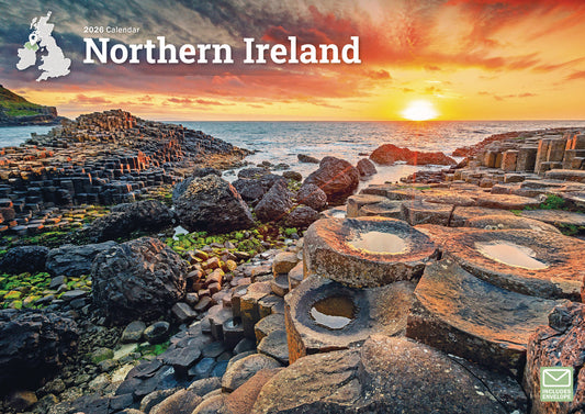 Northern Ireland A4 Calendar 2026