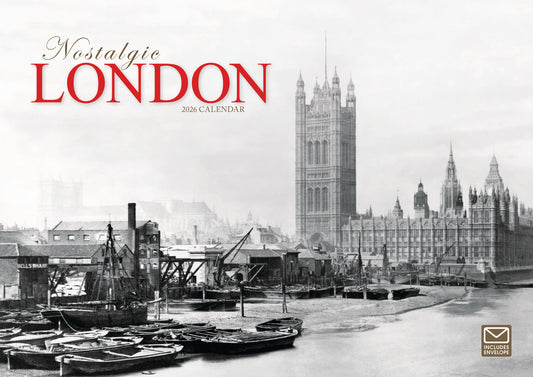 Nostalgic London A4 Calendar 2026