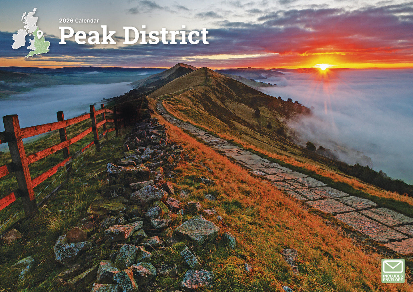 Peak District A4 Calendar 2026