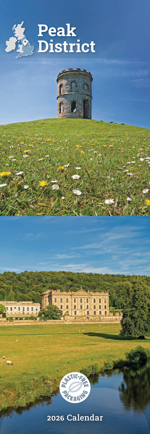 Peak District Slim Calendar 2026