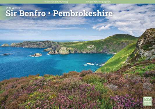 Pembrokeshire A4 Calendar 2026