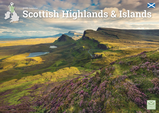 Scottish Highlands & Islands A4 Calendar 2026