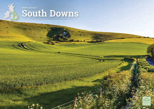 South Downs A4 Calendar 2026