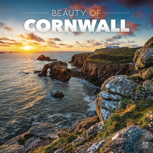 Beauty of Cornwall Wall Calendar 2026