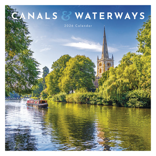 Canals & Waterways Wall Calendar 2026