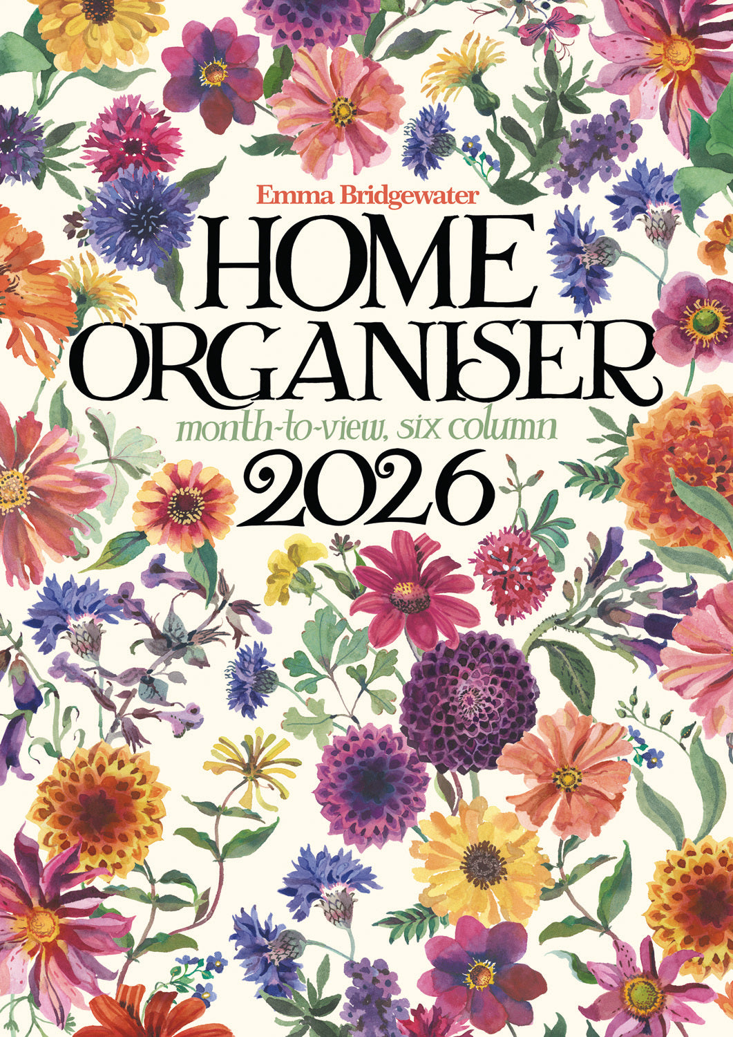 Emma Bridgewater Garden Flowers Planner A3 Calendar 2026