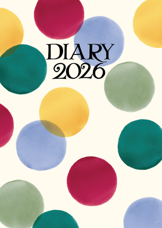 Emma Bridgewater, Big Polka Dot A6 Diary 2026