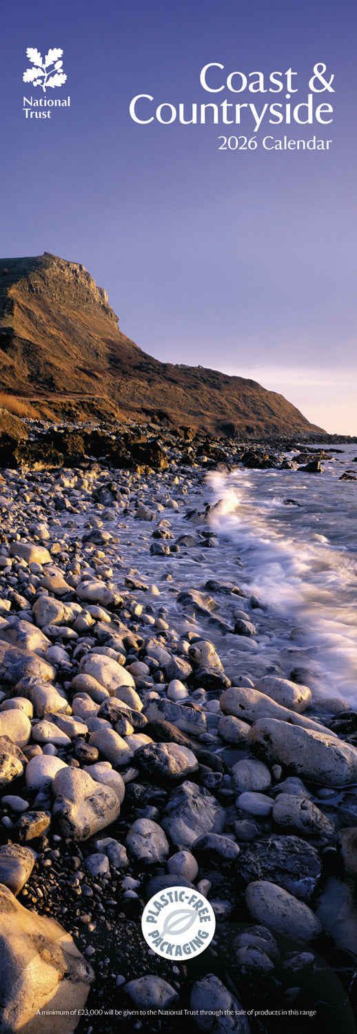 Coast & Countryside, National Trust Slim Calendar 2026