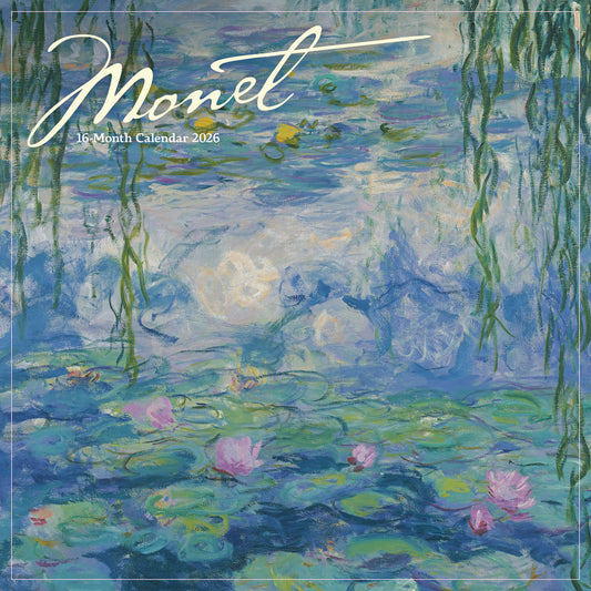 Monet Wall Calendar 2026