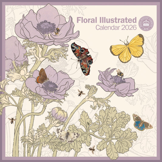 Royal Botanic Gardens Kew, Floral Illustrated Wall Calendar 2026