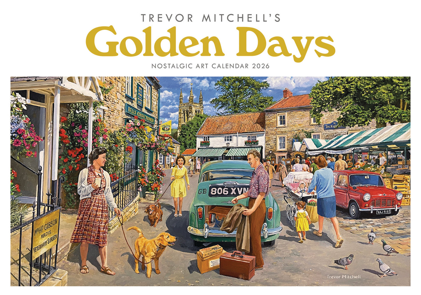 Golden Days, Trevor Mitchell A4 Calendar 2026