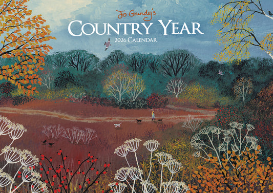 Jo Grundy Country Year A4 Calendar 2026