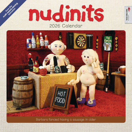 Nudinits Wall Calendar 2026