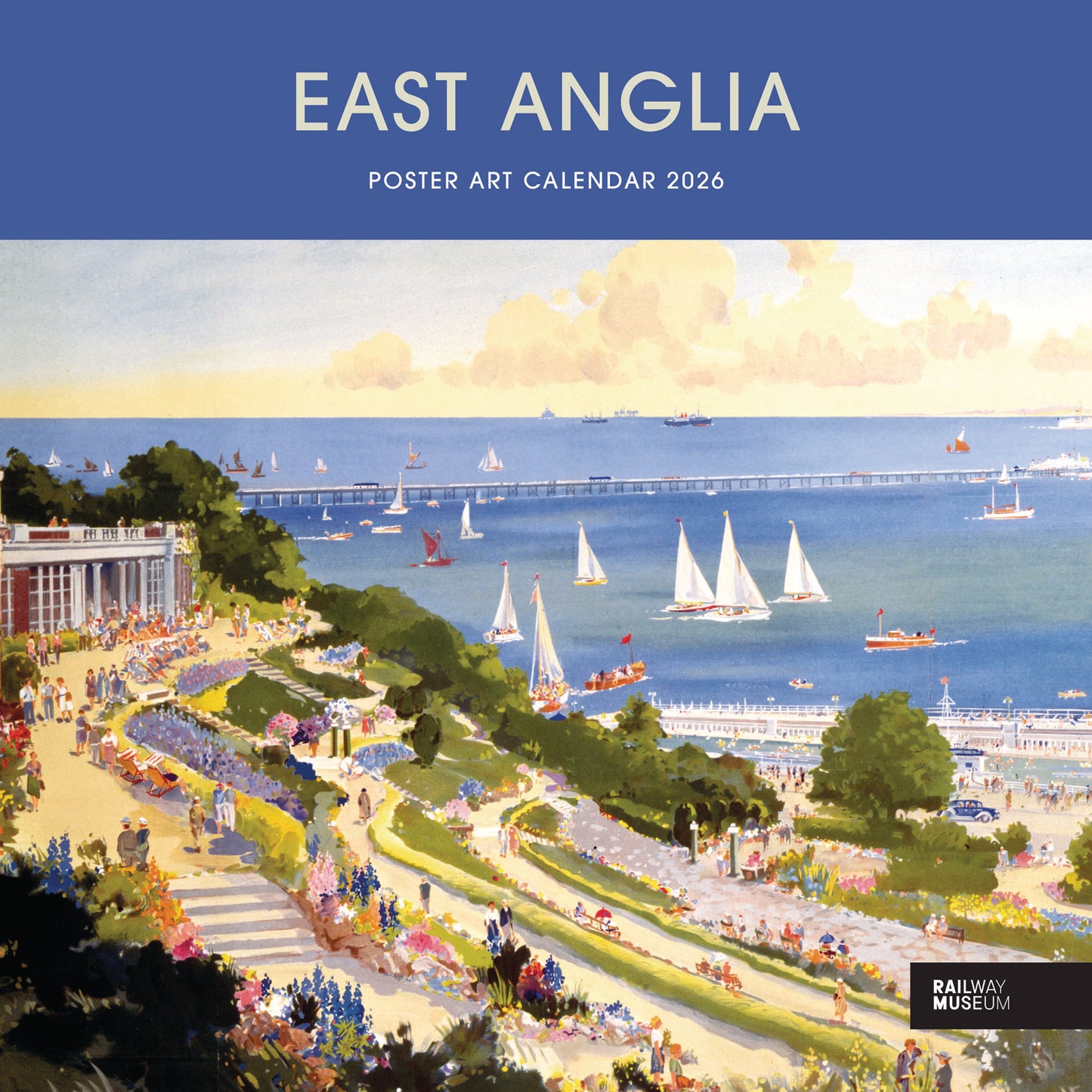 East Anglia Poster Art NRM Wiro Wall Calendar 2026