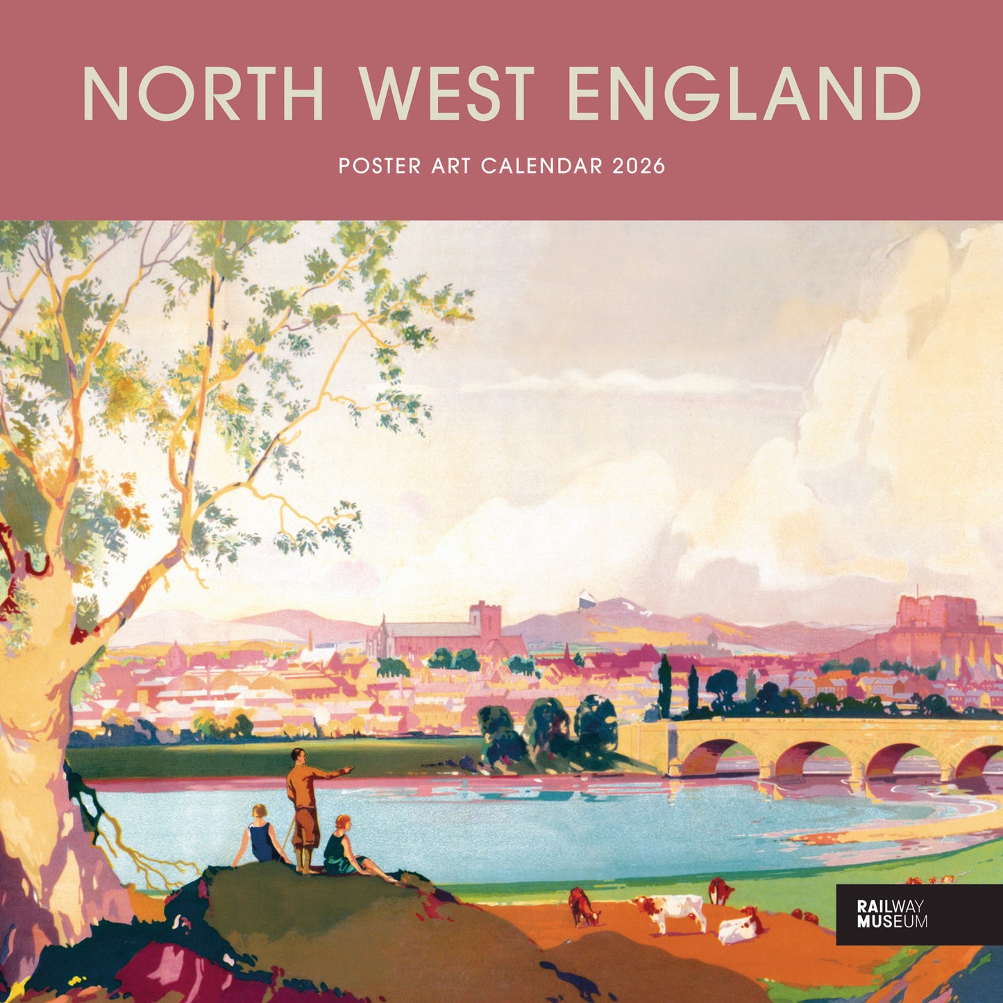 North West England Poster Art NRM Wiro Wall Calendar 2026