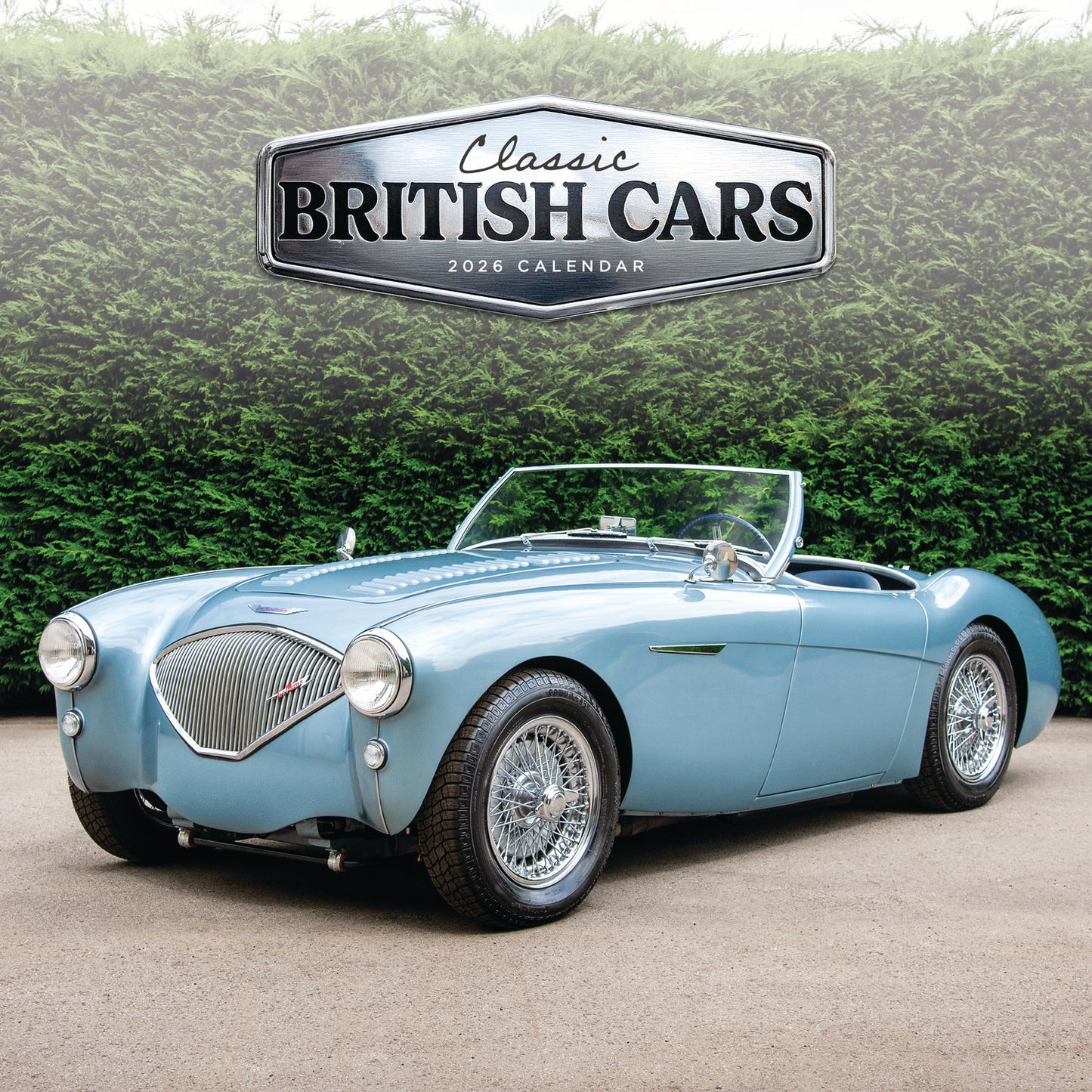 Classic British Cars Wall Calendar 2026