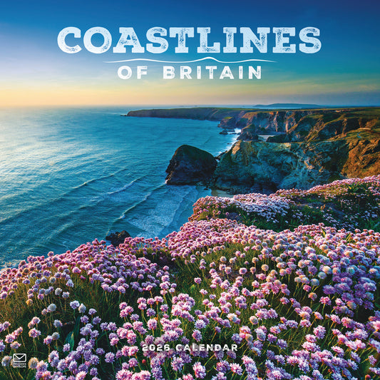 Coastlines of Britain Wall Calendar 2026