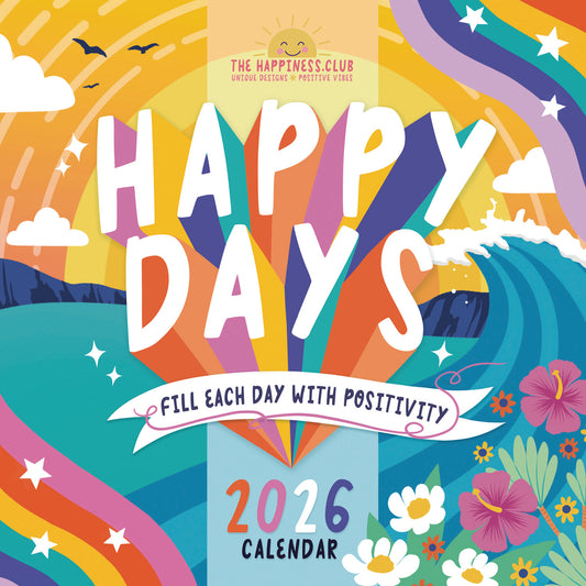 The Happiness Club Wall Calendar 2026