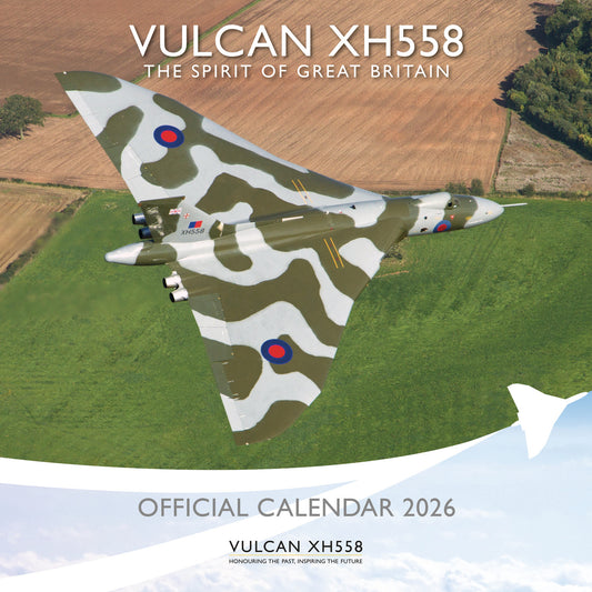 Vulcan XH558 Wall Calendar 2026