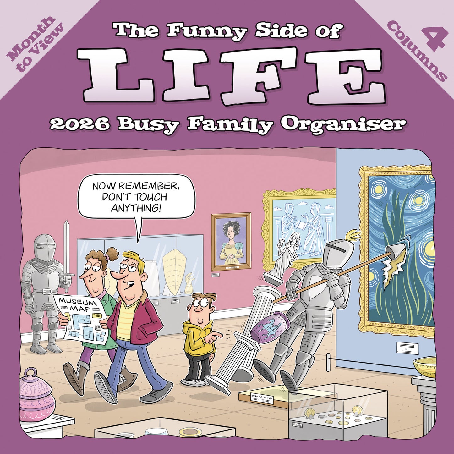 Funny Side of Life Wiro Planner Wall Calendar 2026