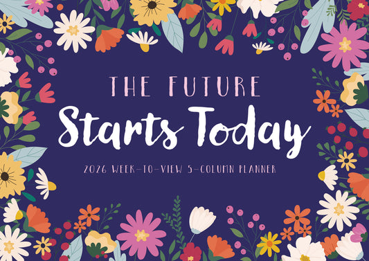 Future Starts Today WTV Planner A4 Calendar 2026