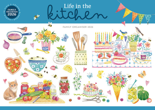 Life in the Kitchen MTV Planner A4 Calendar 2026