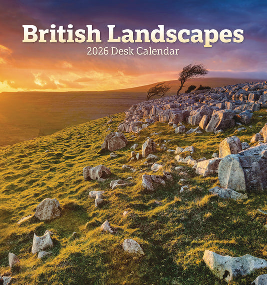 British Landscapes Easel Calendar 2026