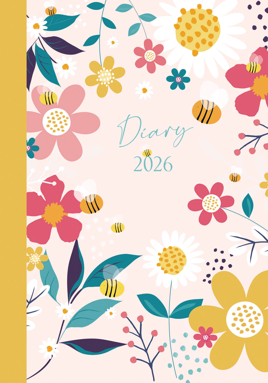 Fashion Contemporary Flowers A6 Diary 2026