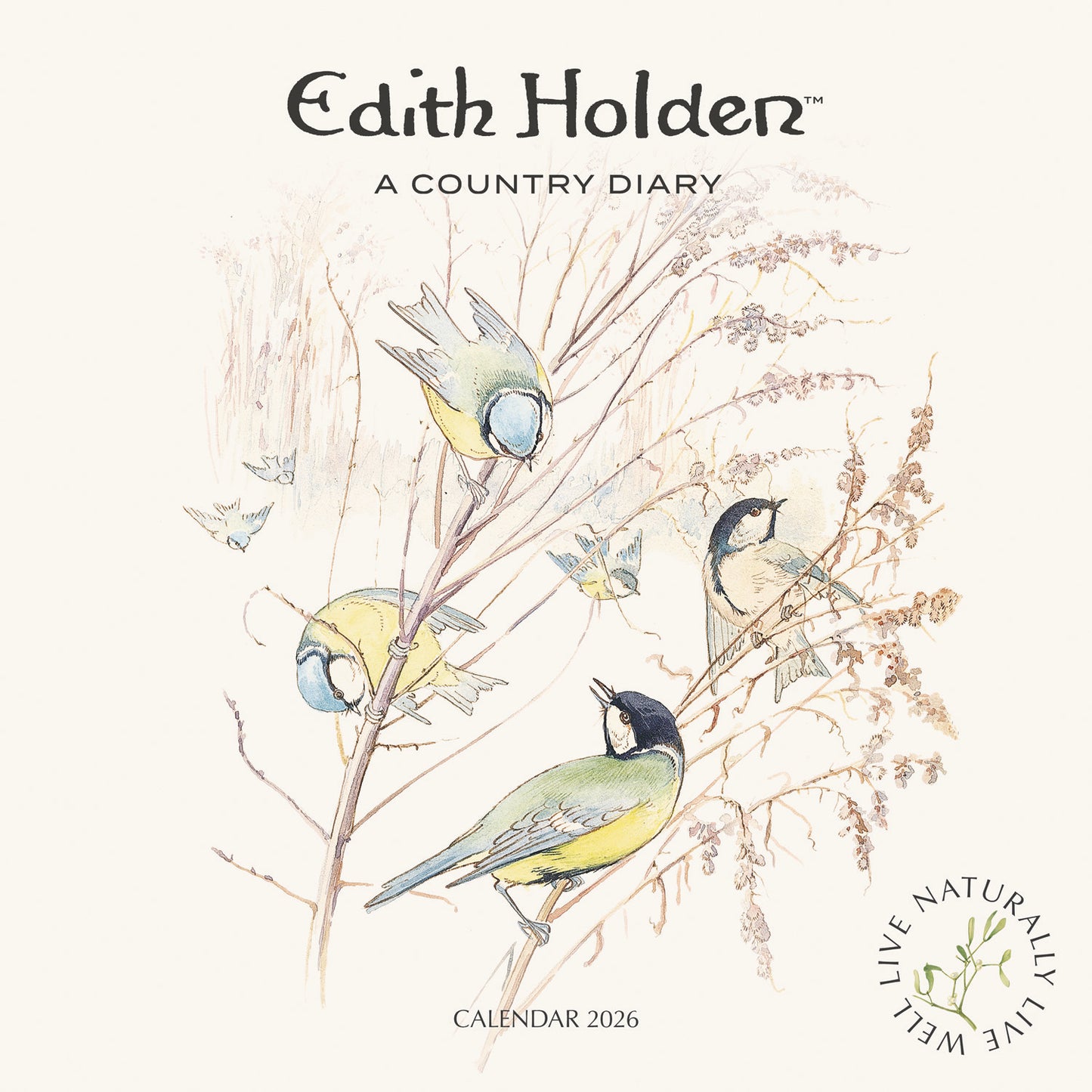 Country Diary, Edith Holden Wall Calendar 2026