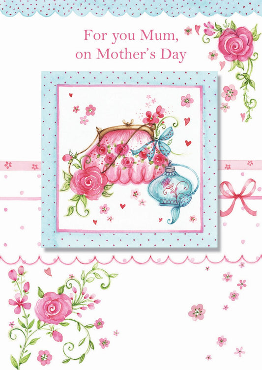 Mother's Day Card - Handbag & Perfume