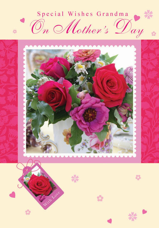 Mother's Day Card - Red Roses