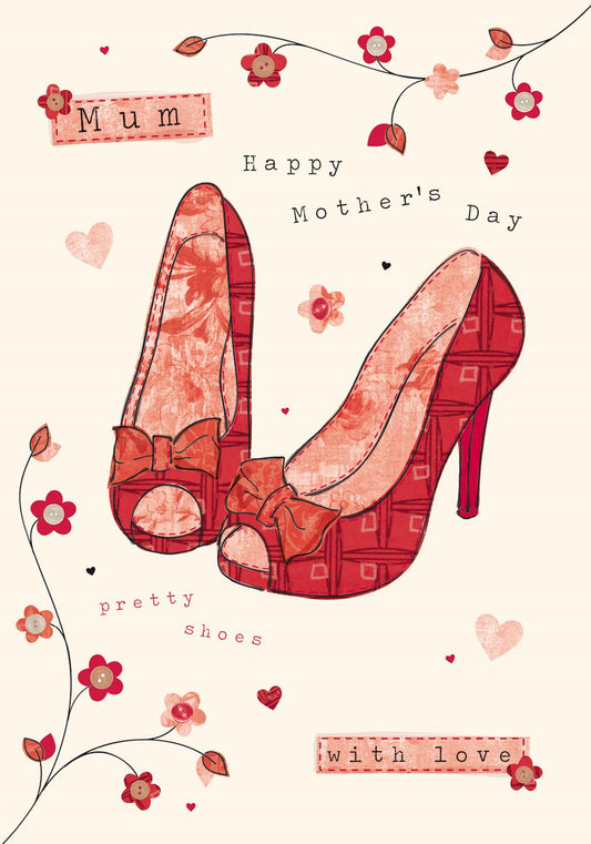 Mother's Day Card - Pretty Shoes