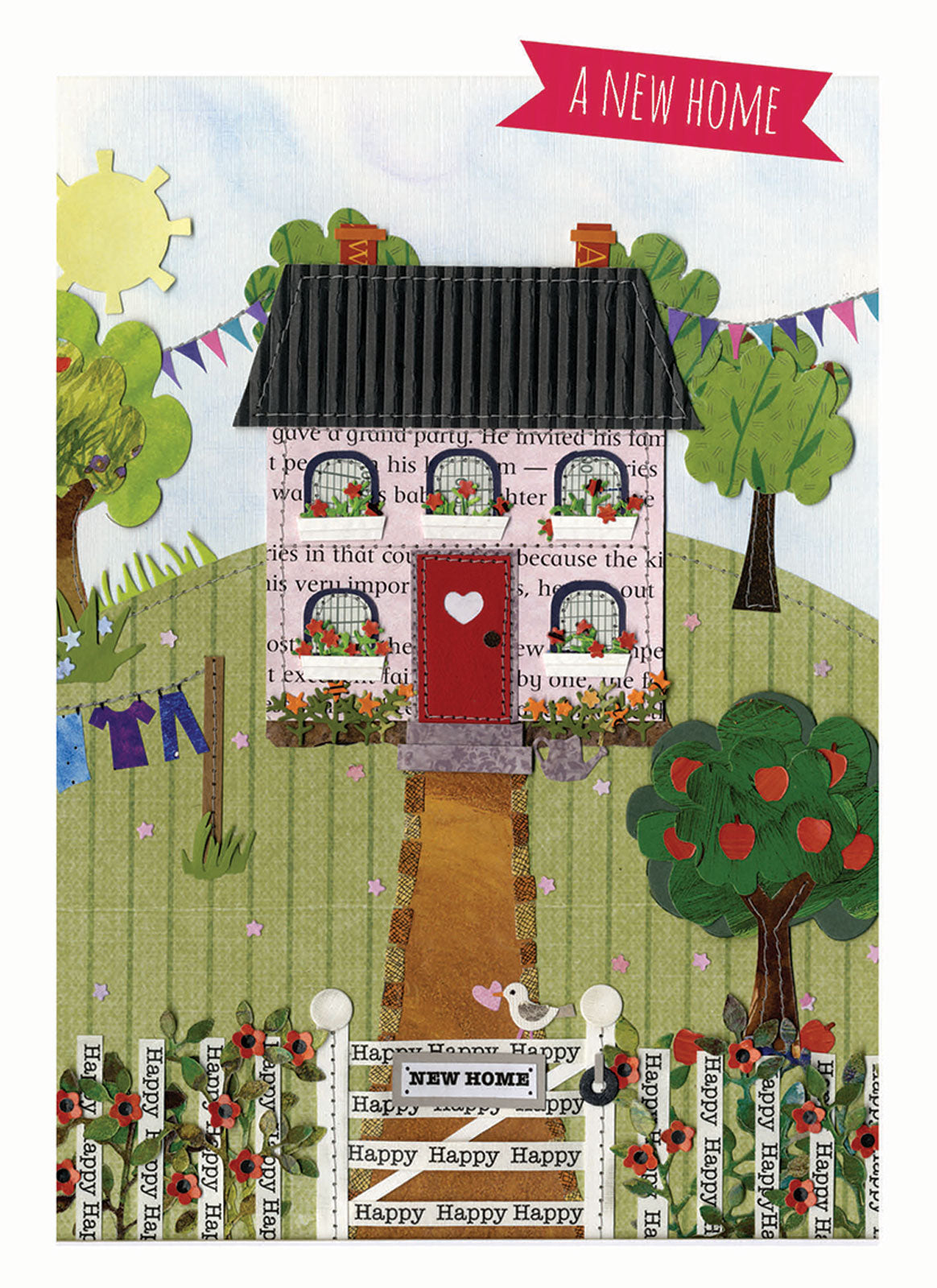 New Home Card - House & Garden (Moved In Together)