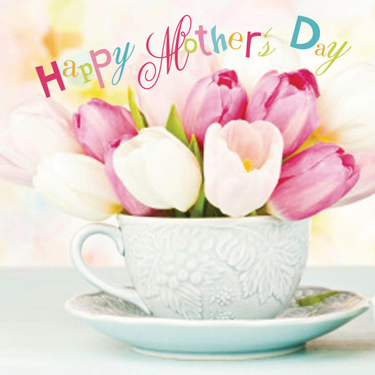 Mother's Day Card - Mothers Day Teacup